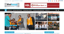 Desktop Screenshot of khelsansar.com